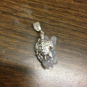 Sea Turtle Pendant in Sterling Silver